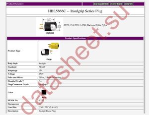 HBL5666C datasheet  